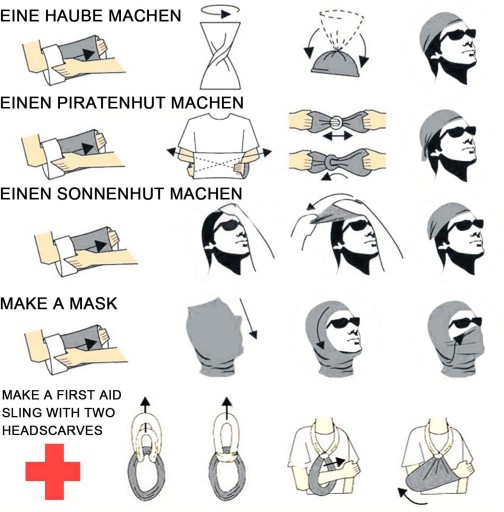 SKULL BANDANA BANDAMA ŠATKA BACLAVA MUVALA