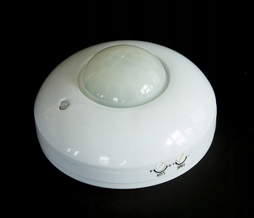 Senzor pohybu Kanlux Zona JQ-37-W 1200W, povrchová montáž, 360 stupňov, Varšava