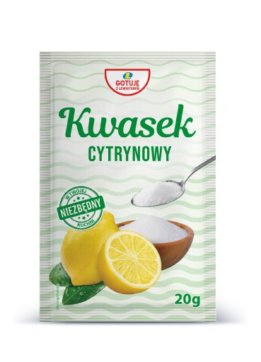 Jedlá kyselina citrónová na čistenie, odstraňovanie vodného kameňa, Lewiatan 20 g