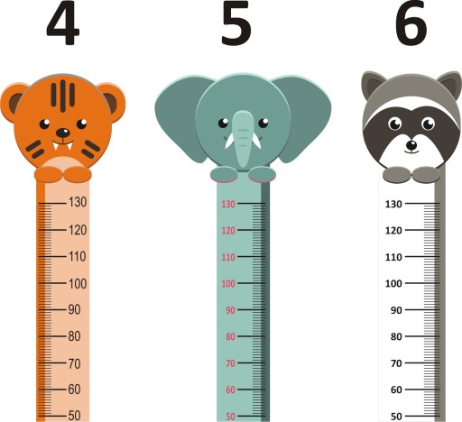 Nálepka MEASURE VÝŠKA