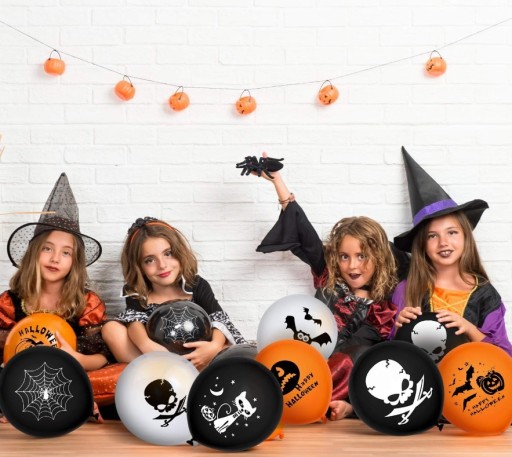 Halloween Balloons Tekvica Ghost Blood MIX Set 15 ks.