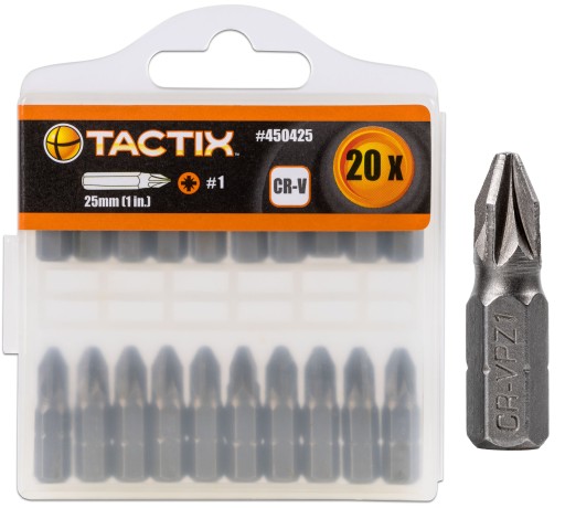 Sada 20 bitov pre skrutkovač PZ-1 TACTIX