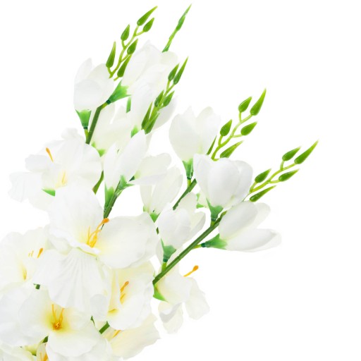 KYTICA Z Gladiolov, Gladiolus, 5 Vetiev, Dekorácia, Umelé Kvety, Smotana, Gladioly