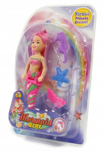 BÁBIKA MORSKEJ VÍLY S DOPLNKAMI mini bábika 18cm