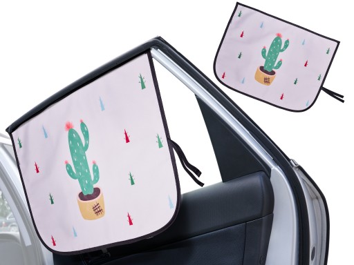 Magnetická clona Slnečná clona Okno do auta Slnečná clona Cactus