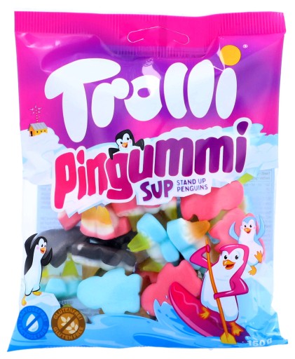 Bezlepkové ovocné marshmallows TROLLI Penguins
