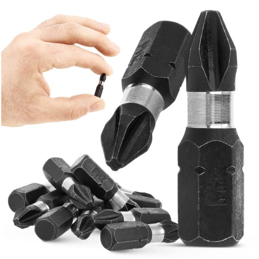 10x rázový bit PH2 rázový bit 25mm | Nárazový bit pre skrutkovač