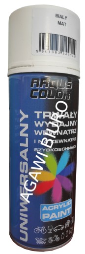 Lak v spreji 400ml univerzálny biely mat