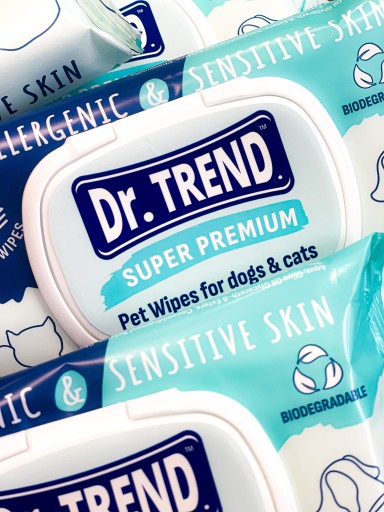 DR. TREND ošetrujúce obrúsky pre psov a mačky