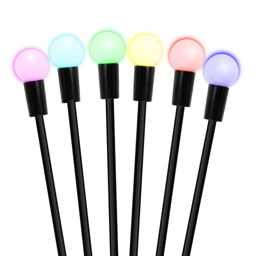 SOLÁRNA LAMPA S GUĽAMI 6 LED ZÁHRADNÁ LAMPA S GUĽAMI