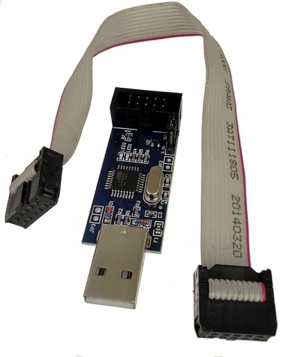 AVR USBasp programátor mikrokontrolérov + páska