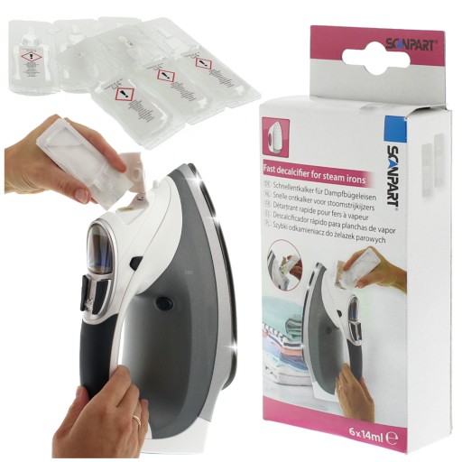 ODVÁPŇOVAČ PRE PARNÉ ŽEHLIČKY SCANPART RAPID ODVÁPŇOVAČ AMPULKY 6x14ml