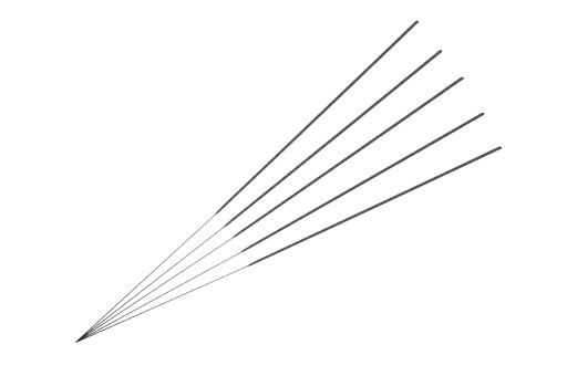 ELEGANTNÉ DLHÉ STUDENÉ SVADOBNÉ ISKARKY 70cm 20ks