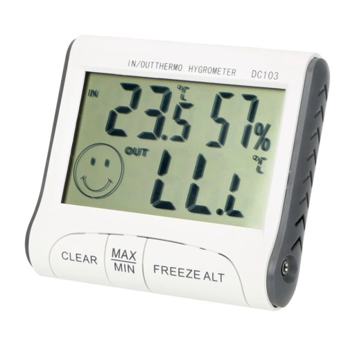 TERMOSTANICA TEPLOMER Vlhkomer VONKAJŠÍ/VNÚTORNÝ + SONDA