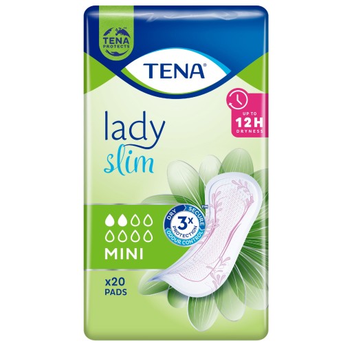 TENA LADY SLIM MINI Anatomické vložky 20 ks
