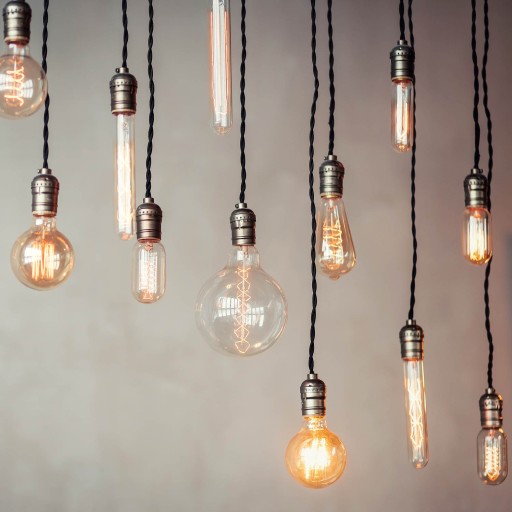 FLEX ST64 teplá biela E27 4W LED dekoratívna žiarovka