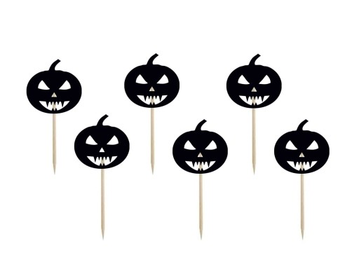 Halloweenske košíčky na muffiny, 6 ks