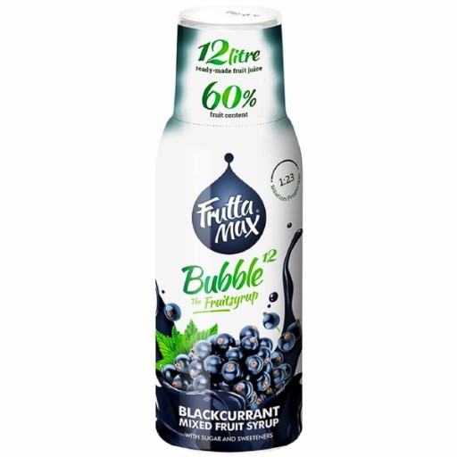 Sirup na sódu FruttaMax ríbezľový karbonizátor 500 ml na 12 l