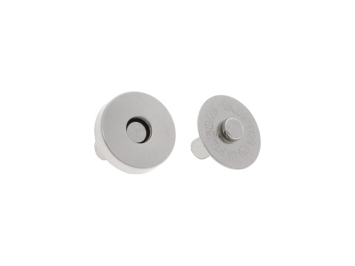 MAGNETICKÁ SVORKA Ø 18 mm - NIKEL - STRIEBORNÁ