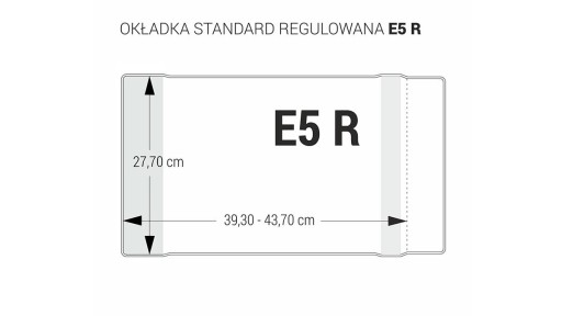 E5R nastaviteľný kryt, výška 277mm BIURFOL