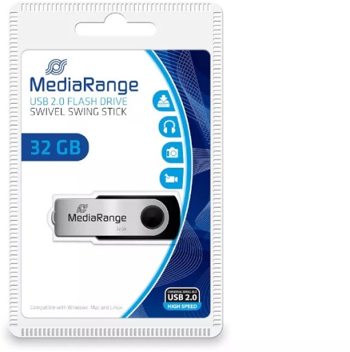 MediaRange 32GB USB 2.0 obojstranná pamäťová jednotka