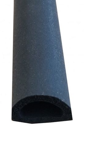 Samolepiace TESNENIE na DVERE OKNA HRUBÉ čierne 21x15mm D profil
