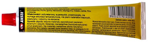 STRELECKÉ LEPIDLO NA OBUV, PLST, KOŽA, SKLO, GUMA 75 ml