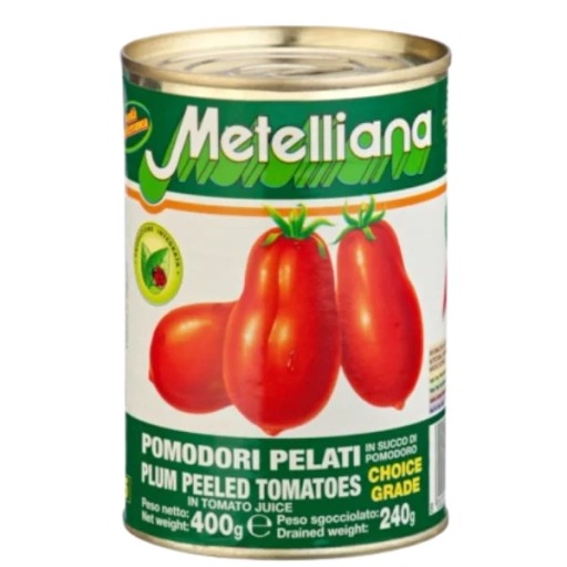 Metelliana Tomatoes pelati, 400 g