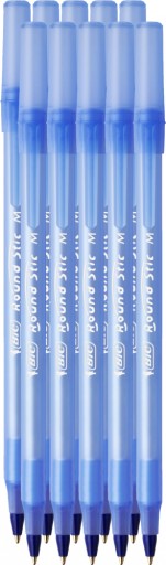 Bic Round Stic Classic guľôčkové pero 1 mm modré x 10