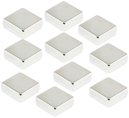 NEODYMOVÉ MAGNETY 7x7x3 mm 10 ks.