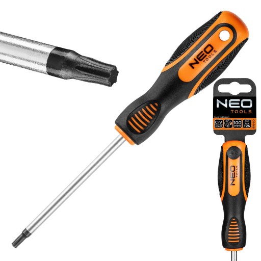 TORX SKRUTKOVAČ T25 X 100 MM NEO TOOLS 04-189