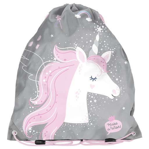 Módna taška na topánky Unicorn pre PE outfit Papuče Topánky pre školáčky