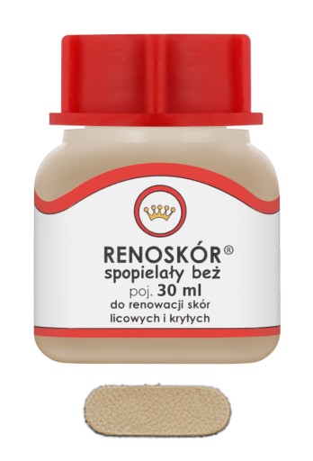 RENOSKÓR FARBA KOŽA NÁTER POPEL BÉŽOVÁ