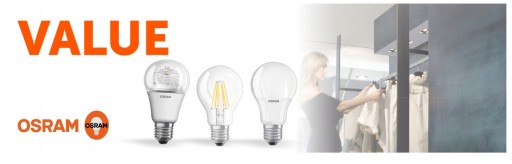 E27 LED žiarovka 13/100W 1521lm 200° 6500K studená biela HODNOTA OSRAM