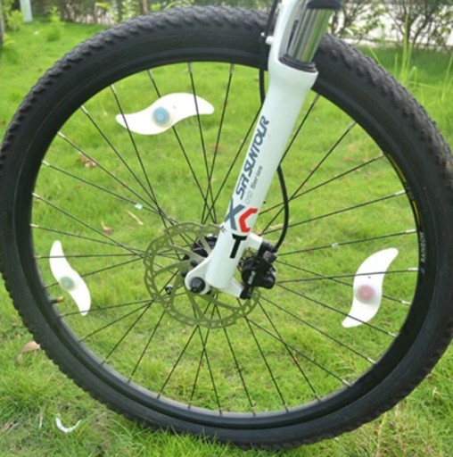 Svietiaci kryt na špice bicykla, modrý