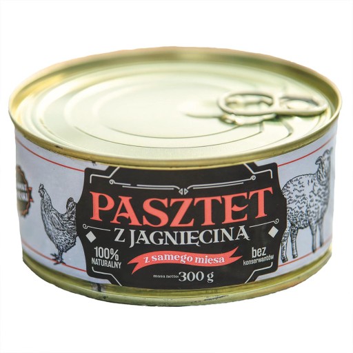 Paštéta z konzervy S JAHŇAČKOU 300g - Marlej