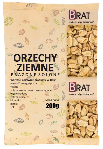 ARAŠIDY 200g Arašidy pražené a solené