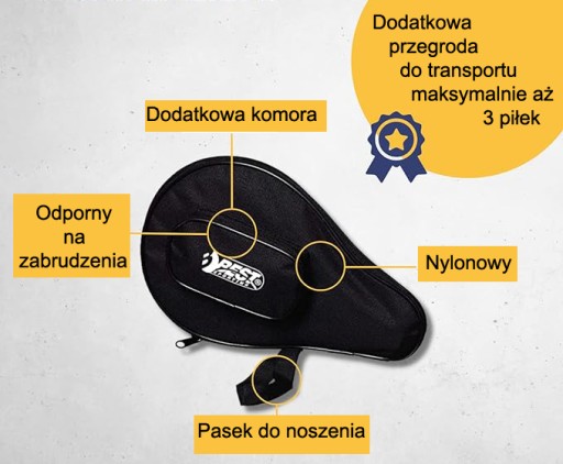 Taška na stolnotenisovú raketu