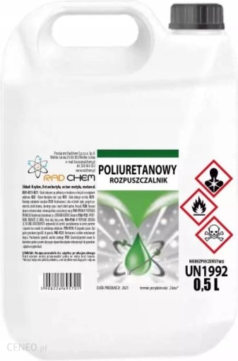 RADCHEM Polyuretánové rozpúšťadlo 0,5L