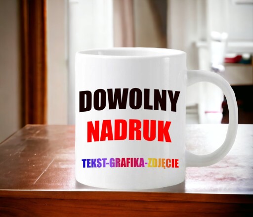 HRNČEK S VLASTNOU POTLAČOU, GRAFIKOU, VAŠOU FOTKOU, TEXTOM, LOGOM, ZA DARČEK