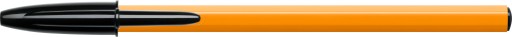 KANCELÁRSKY GUĽOVÝ BOD Čierny BIC ORANŽOVÝ ORIGINÁL JEMNÝ 0,8mm 1 ks