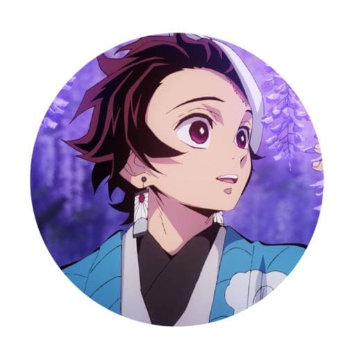 Anime odznak Kimetsu no Yaiba Tanjiro 58 mm