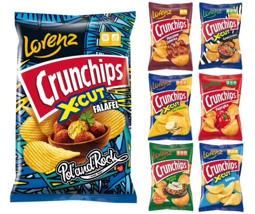 CRUNCHIPS X-REZANÉ SLANÉ štiepky 140 g