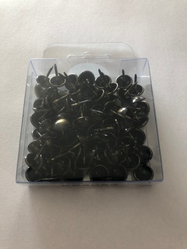 GOMBÍKY ČALÚNNE barokové špendlíky 11,3 mm - 75 ks