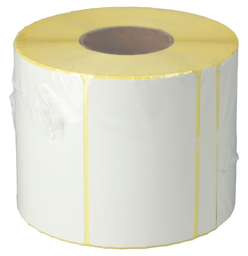 Termo kuriérske etikety 50x30 mm 1000 kusov, samolepiace biele