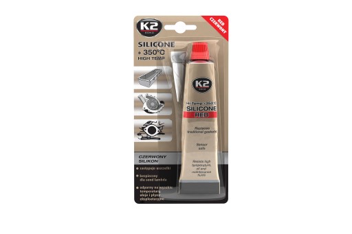 K2 vysokoteplotný silikón na montáž motorov 85g+350C