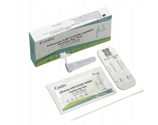 Test Combo 4v1 COVID-19, AB Flu, RSV, CORDX - Platnosť 12/2025 - 1 ks.