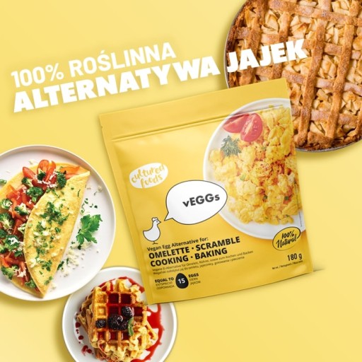 PESTOVANÉ POTRAVINY VEGGS rastlinná náhrada vajec 180g