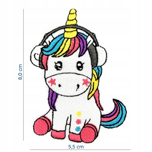 Nažehľovacia termo nášivka Unicorn Horse