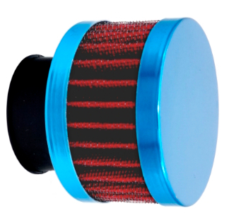 Modrý kužeľový vzduchový filter, priemer 31 mm